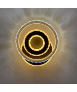 Aplica LED Cristal Inara 40W Negru Aplica LED Cristal Inara 40W Negru