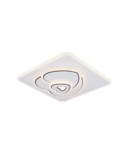 Lustra LED Inima, 90W, Acril, Alb, Lumina Rece/Calda/Neutra