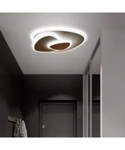 Lustra LED Ivi, 36W, 3000K/4000K/6000K, Acril si Metal, Alb