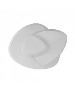 Lustra LED Ivi, 36W, 3000K/4000K/6000K, Acril si Metal, Alb