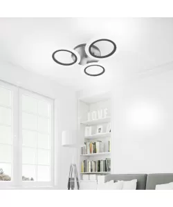 Lustra LED Jamala 48W Negru