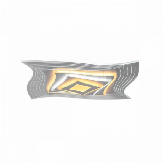Lustra Led Julietta cu Telecomanda, 152W, Alb, Acril, Dimabila - RESIGILAT - Lustra Led Julietta cu Telecomanda, 152W, Alb, Acril, Dimabila - RESIGILAT -