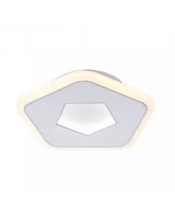 Lustra LED Katy, 17W, Alb, Acril, Lumina Rece/Calda/Neutra