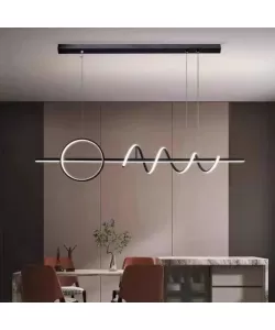 Lustra LED Keegan 100W Negru