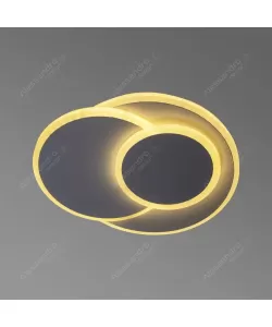 Lustra LED Kim, 36W, Alb, Acril, Lumina Rece/Calda/Neutra