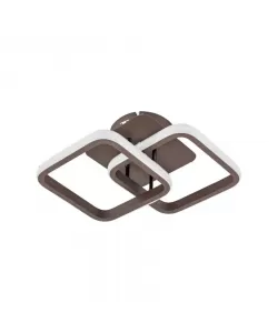 Lustra LED Lilia, 24W, Patrata, Maro, Acril, Lumina Rece/Calda/Neutra