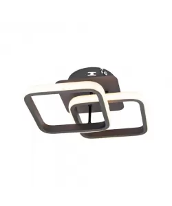 Lustra LED Lilia, 24W, Patrata, Maro, Acril, Lumina Rece/Calda/Neutra