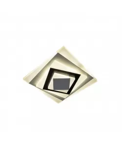 Lustra LED Luisel, 36W, Negru, Gri si Alb, Lumina Rece/Calda/Neutra