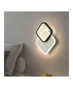 Lustra LED Marcelo 24W Alb Negru