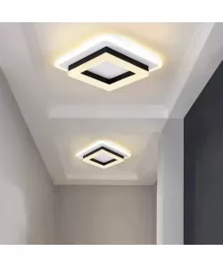 Lustra LED Meadow 15W Alb Negru