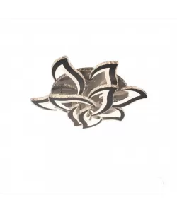 Lustra LED Meibes cu Telecomanda, 300W, Dimabila, Crom