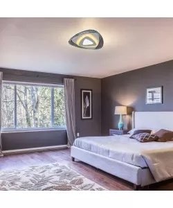 Lustra LED Molly, 46W, Alb, Acril, 3000/4000/6000K