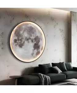 Aplica LED Decorativa Luna 45W Diametru 80CM 3000/4000/6000K