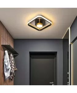 Lustra LED Natsuko, 50W, Acril, Negru