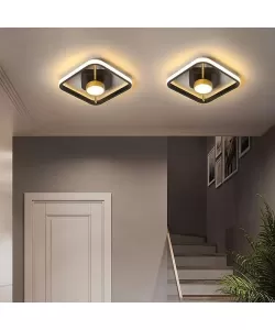 Lustra LED Natsuko, 50W, Acril, Negru