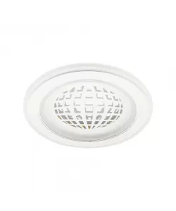 Lustra LED Net, 28W, Acril, Alb si Crom