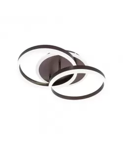 Lustra LED Orion cu Telecomanda, 120W, Dimabila, Coffe