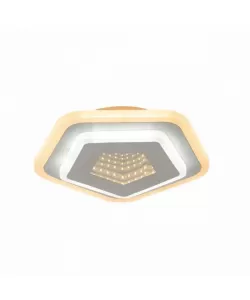 Lustra LED Ozuna, 46W, 3000K/4000K/600K, Acril, Alb