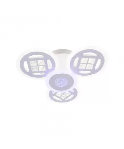 Lustra LED Patena cu Telecomanda, 70W, Dimabila, Alb