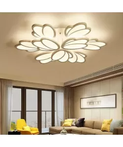 Lustra LED cu Telecomanda Patricia 200W Dimabila Alb