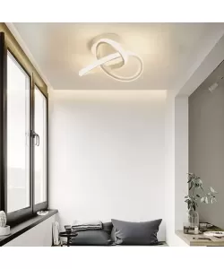 Lustra LED Leighton 12W Alb