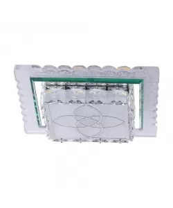 Lustra LED Primula, 24W, Lumina Rece/Calda/Neutra, Alb