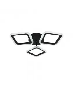 Lustra LED Pulsaris, 40W, Acril, Negru, 4000K, IP.20