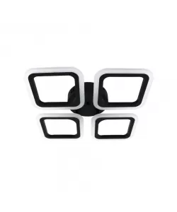 Lustra LED Pulsaris, 40W, Acril, Negru, 4000K, IP.20