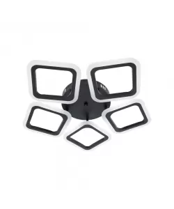 Lustra LED Pulsaris 45W Alb Negru