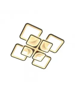 Lustra LED Pulsaris cu Telecomanda, 240W, Dimabila, Alb - RESIGILAT