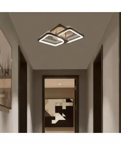 Lustra LED cu Telecomanda Rae 48W Dimabila Maro