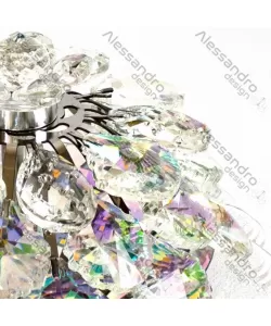 Lustra Led RGB Cristal Nana 24W Argintiu - RESIGILAT -