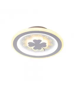 Lustra LED RGB Roza 24W Alb