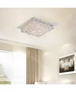 Lustra LED Ria, 80W, Lumina Rece/Calda/Neutra, Alb