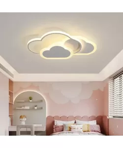 Lustra LED cu Telecomanda Rioko 86W Dimabila Alb