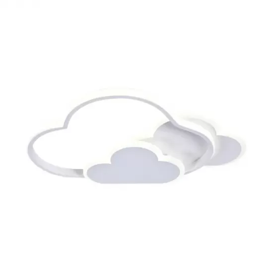 Lustra LED cu Telecomanda Rioko 86W Dimabila Alb Lustra LED cu Telecomanda Rioko 86W Dimabila Alb