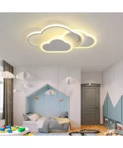 Lustra LED cu Telecomanda Rioko 86W Dimabila Alb