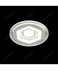 Lustra LED Sabina, 70W, Alb, Acril, 3000/4000/6000K