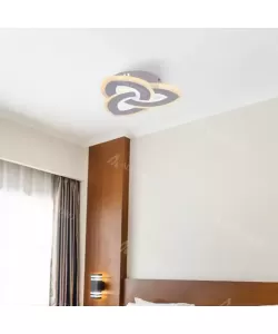 Lustra LED Sageata, 48W, Lumina Rece/Calda/Neutra, Alb