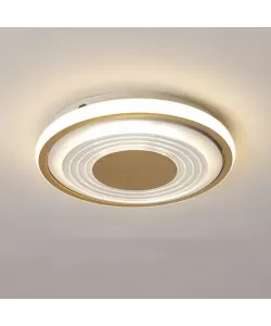 Lustra LED Soare, 12W, Lumina Rece/Calda/Neutra, Auriu