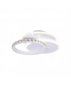 Lustra LED Sofia, 24W, Lumina Rece/Calda/Neutra, Alb