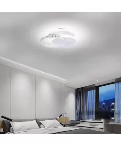 Lustra LED Sofia, 24W, Lumina Rece/Calda/Neutra, Alb