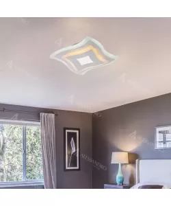 Lustra LED Stea, 12W, Lumina Rece/Calda/Neutra, Alb