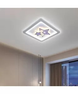 Lustra LED Stea 15W Alb