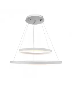 Lustra LED Steris cu Telecomanda, 120W, 2.4 GHz, Dimabil, Alb