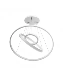 Lustra LED Steris cu Telecomanda, 152W, 2.4 GHz, Dimabil, Alb