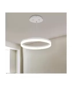 Lustra LED Steris cu Telecomanda, 38W, 2.4GHz, Dimabil, Alb