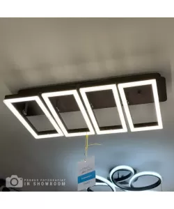 Lustra LED Syeira, 136W, Dimabila, Maro