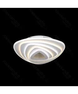 Lustra LED cu Telecomanda 3D Ruxandra, 150W, Dimabila, Alb Lustra LED cu Telecomanda 3D Ruxandra, 150W, Dimabila, Alb