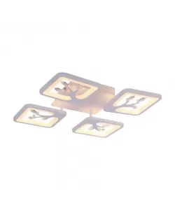 Lustra LED cu Telecomanda Aisha 60W Dimabil Alb